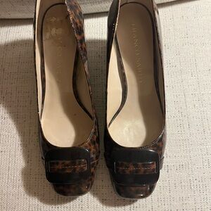 Franco Sarto Leopard Print Heels